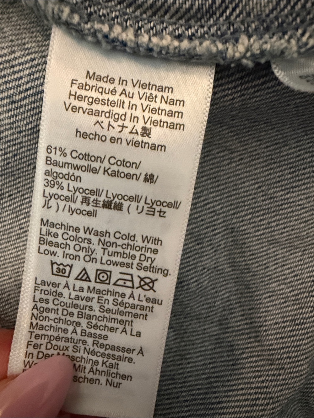 Madewell Circle Mini Dress in Airy Denim — Fit & Flare Blue XS - Picture 9 of 10